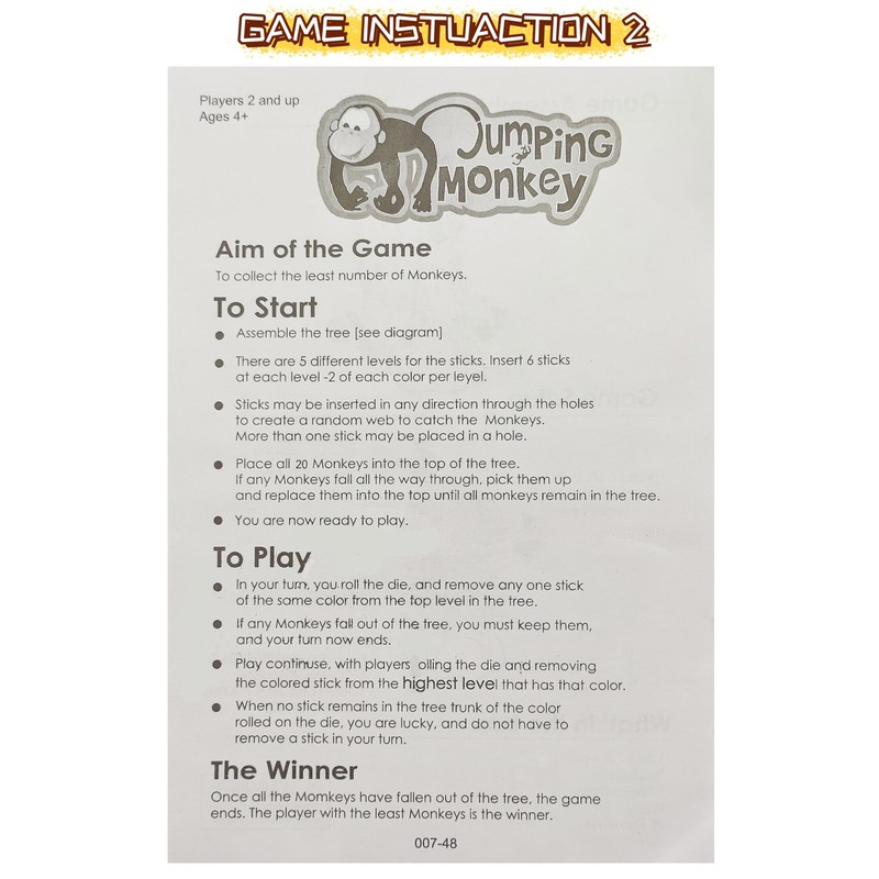 Ybgocot Kids Monkey Game,Don't Let The Monkeys Fall,Family Board Game