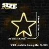 Star Shape LED Light Neon Sign Neon Light for Birthday
