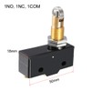 uxcell Z-15GQ21-B 1NO + 1NC Panel Mount Roller Plunger Micro