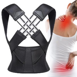 Back Corrector,Lightweight Posture Corrector Back Support - Brace Posture Corrector for Scoliosis and Hunchback Correction Lxury