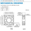 GDSTIME 120mm x 38mm 12V DC IP68 Waterproof Fan, High