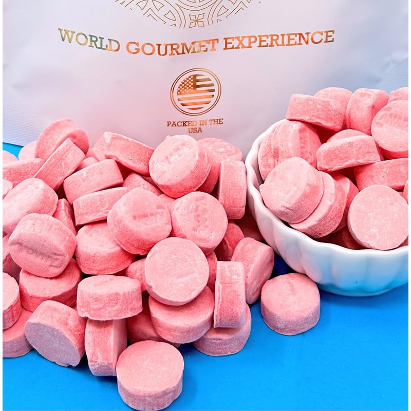 SweetGourmet Pink Wintergreen Lozenges, 3 Pound Bulk Bag, Canada Mints