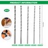 Long Drill Bit, 5Pcs High Speed Steel Small Twist Drill
