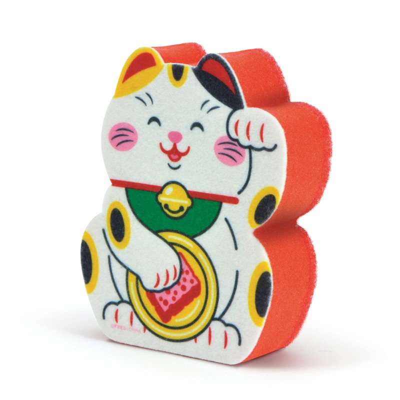 Genuine Fred, Feline Lucky, Lucky Cat Kitchen Sponge