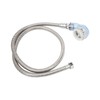 Electroplated Shampoo Bowl Spray Head Hose Professional Hair Salon Pressurization