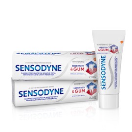 Sensodyne Sensitivity & Gum Sensitive Teeth Whitening Toothpaste, Toothpaste for Gingivitis and Sensitive Teeth Treatment - 2.3 Ounces (Pack of 2)
