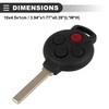 Motoforti Car Replacement Remote Key, for Smart Fortwo 2008-2015, KR55WK45144,