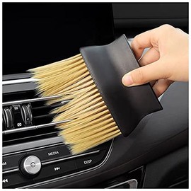 Auto Interior Dust Brush, Car Cleaning Brushes Duster, Soft Bristles Detailing Brush Dusting Tool for Automotive Dashboard, Air Conditioner Vents, Leather, Computer ,Scratch Free