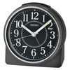 Seiko Marui Bedroom Alarm Clock, Metallic Black