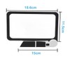 FUGEST Handheld Magnifier with 5x 48 LED Scale Loupe Light,
