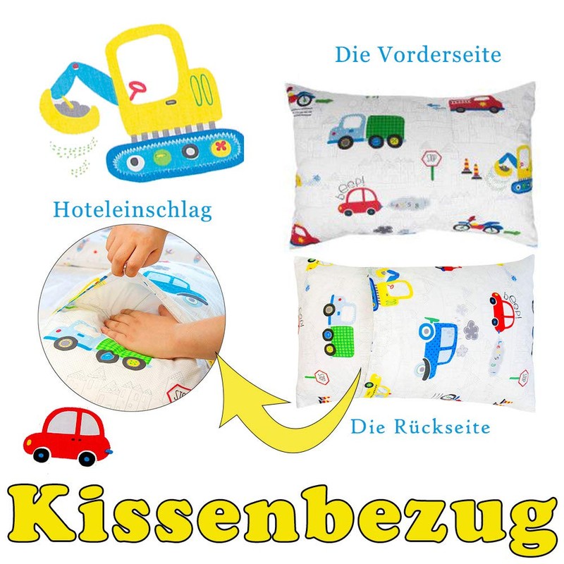 KEAYOO Cot Bedding - 100% Cotton 100X135CM Cot Duvet Cover