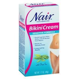 Nair Nair Sensitive Bikini Cream Hair Remover - 1.7 oz: 3 Units.