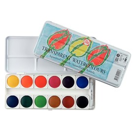 Talens Transparent Watercolor Set of 12