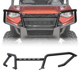 KEMIMOTO Front Bumper Upper Brush Guard, Rigid Steel Protector Compatible with 2018-2024 Polaris Ranger XP 1000, Crew XP 1000 & 2020-2025 Ranger 1000, Crew 1000, Accessories Replace #2882531