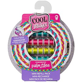 Cool Maker, KumiKreator Palm Tree Mini Fashion Pack Refill, Friendship Bracelet Activity Kit
