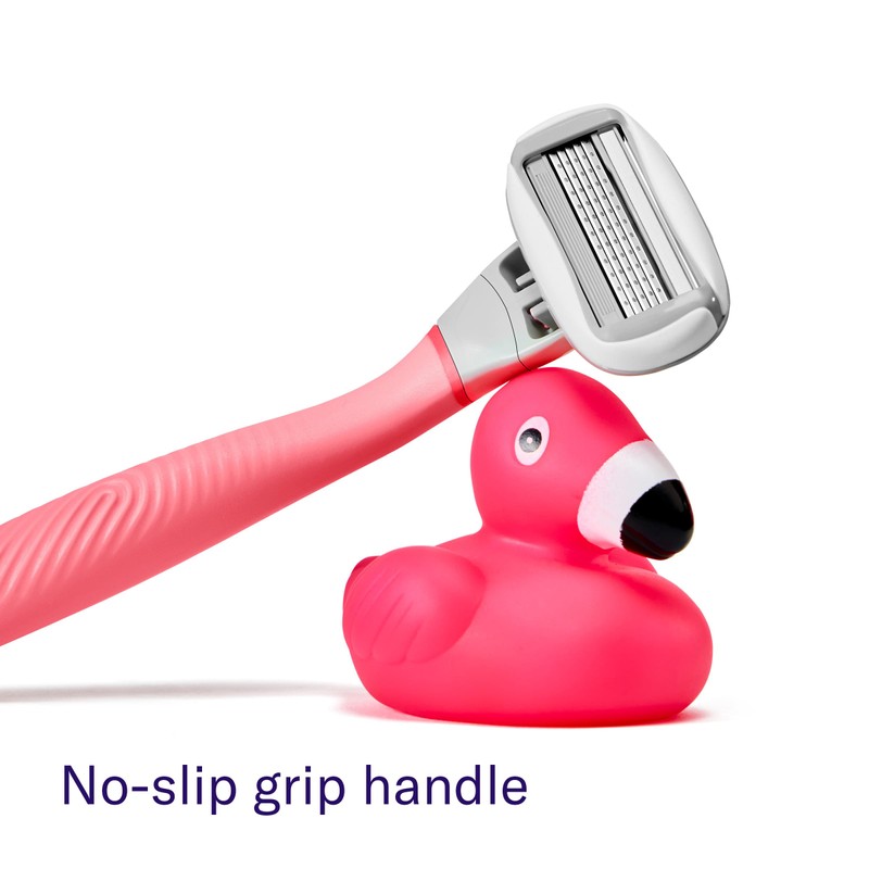 Flamingo Razors for Women, 1 Razor (Flamingo Pink) Handle and