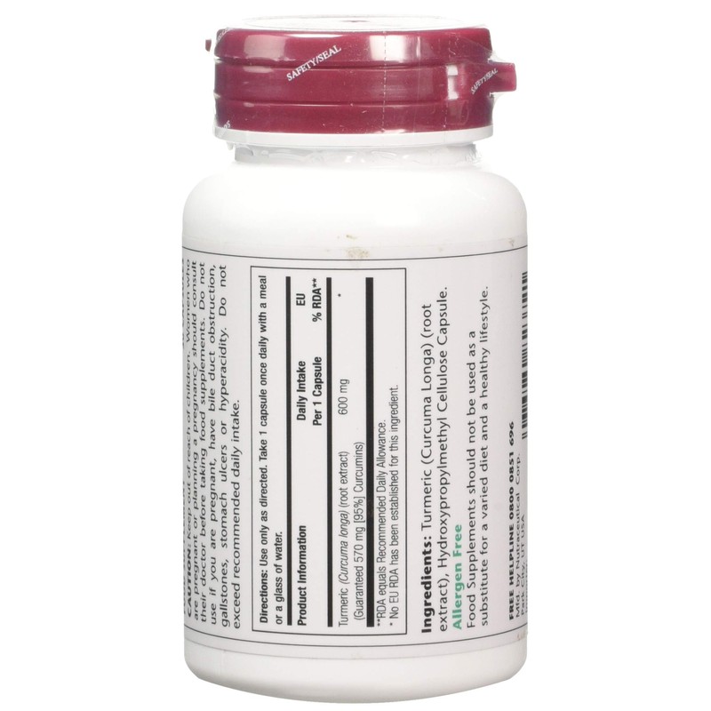 SOLARAY Turmeric 600 mg | 30 VegCaps