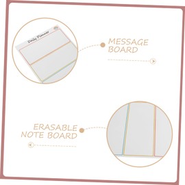 SHOWERORO Message Board Calendar Refrigerator Magnets Stickers List Plan Magnet Refrigerator Writing Board Schedule Writing Board Memo Reminder Simple Shopping Resin White Fridge Magnet