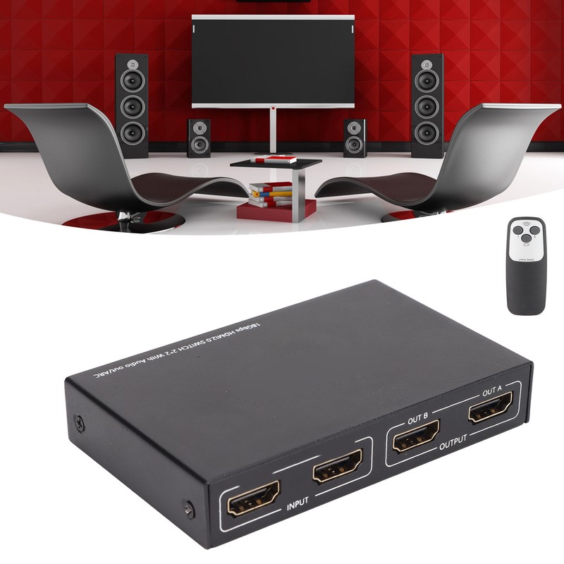HD Switcher 4K 2K At 50/60Hz Multifunctional High Resolution HD
