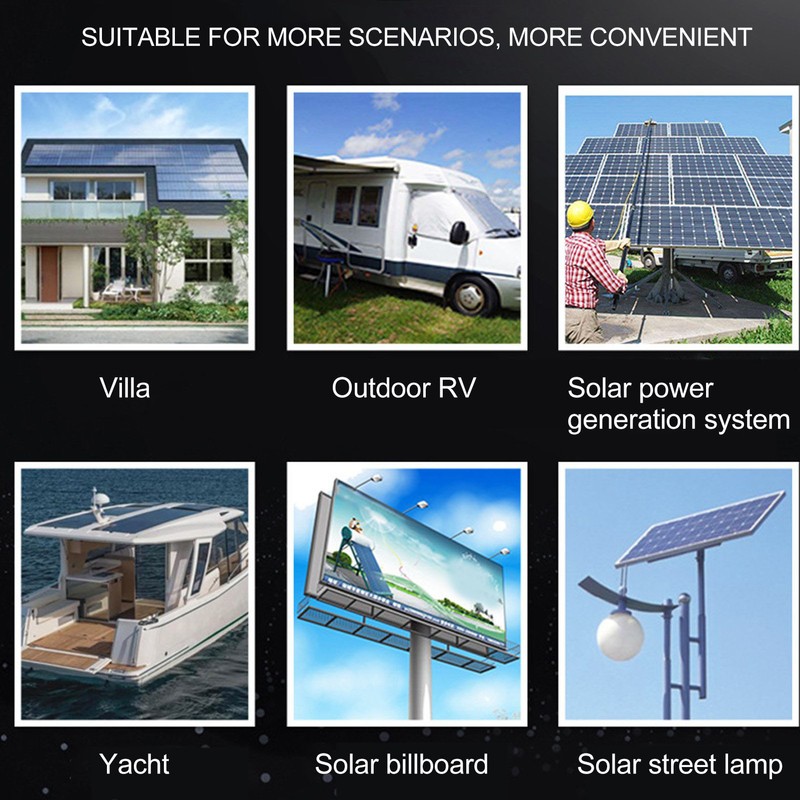 12V 24V 48V Solar Charge Controller Overcharge Protection Solar Panel