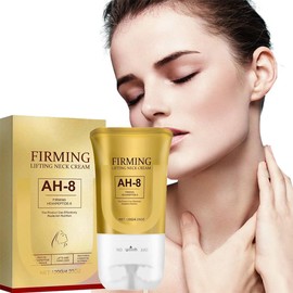 AH-8 Firming Neck Cream, Tighten and Lift Neck Cream with Double Roller Massage, Roller Neck Cream Reduce Wrinkles Fine Lines and Double Chin, Firm and Lift Sagging Skin - 120g/4.23 oz