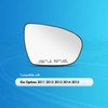SNEMEEY Passenger side mirror replacement for Kia Optima 2011 2012