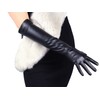 DooWay Long Gloves Women Touchscreen Faux Lambskin Leather Over Elbow