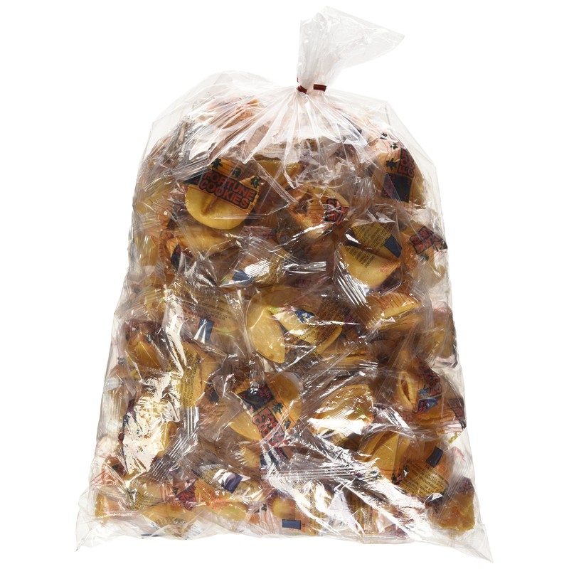 Golden Bowl 100 Individually Wrapped Traditional Fortune Cookies