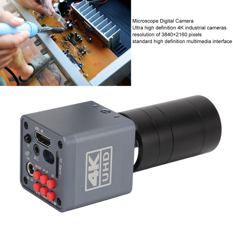 4K 2160P Microscope Digital Camera USB Industrial Electronic Video Digital