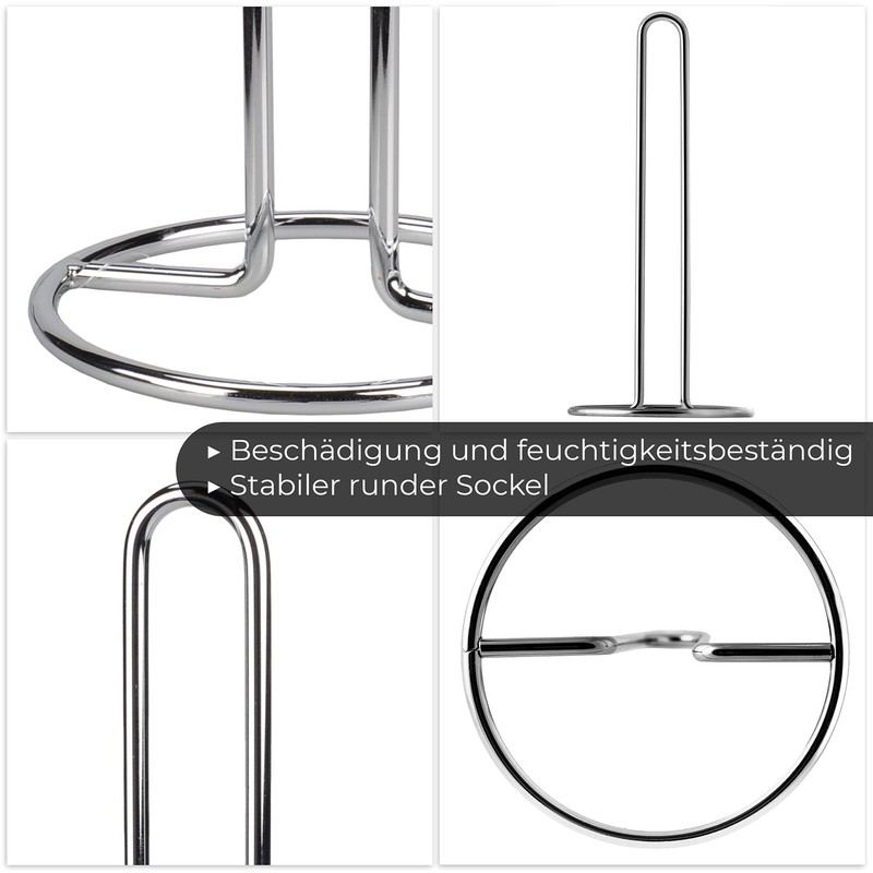 Kadax Paper Towel Holder, Kitchen Roll Holder, Practical Paper Holder,