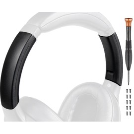 SOULWIT Headband Side Cover Slider for Sony WH-XB900N Wireless Noise Canceling Headphones, Replacement End Caps Repair Kit Accessories - Black