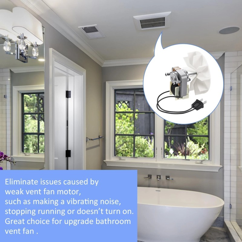 Ceoighe Bathroom Exhaust Fan Motor Replacement Kit Compatible with NuTone