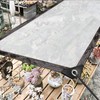FOGAWA Tarpaulin with Eyelets Transparent 2 x 2 m Tarpaulin