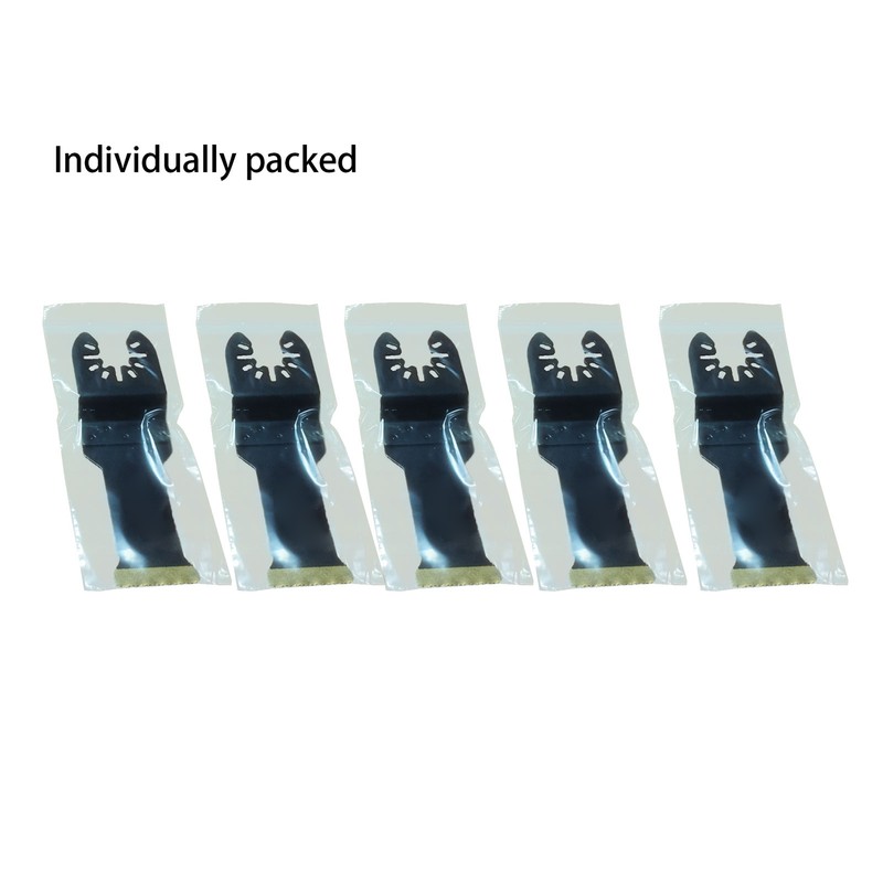 5Pcs Oscillating Tool Saw Blade Multifunctional Professional Titanium Plated Multitool