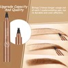 Yuqilin Pack of 2 Liquid Eyebrow Pencils, with Four Fork