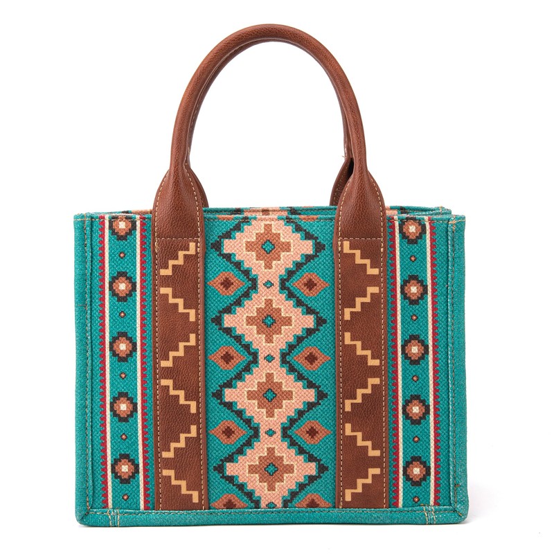 Wrangler Turquoise Aztec Small Handbag