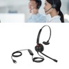 Telephone Headset Noise Canceling Comfortable Versatile Single Ear PC Headphone
