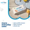 WaterWipes Sensitive+ Newborn & Baby Wipes, 3-In-1 Cleans, Cares, Protects,