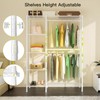 Ulif F2 Closet Garment Rack, 5 Tiers Freestanding and Height