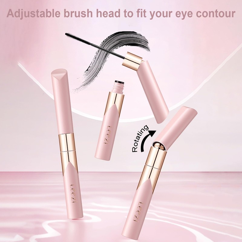 2PCS Lengthening Black Mascara for Fine Short Lashes & Older