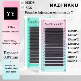 Extensiones Pestañas Mink Yy Mix Blister Mix 0.07 C Y D