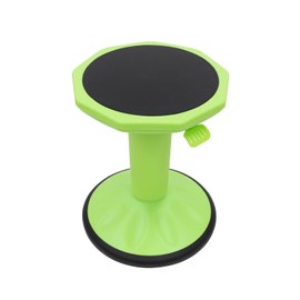 Pearington SitFree Height Adjustable Wobble Stool, Active Flexible Seating Chair for Kids and Adults - School and Office, Green