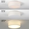 Galtlap 18'' Flush Mount Ceiling Light Modern Farmhouse Drum Ceiling