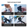 TELESIN Magnetic Neck Mount with Quick Release Adapter w Fixing