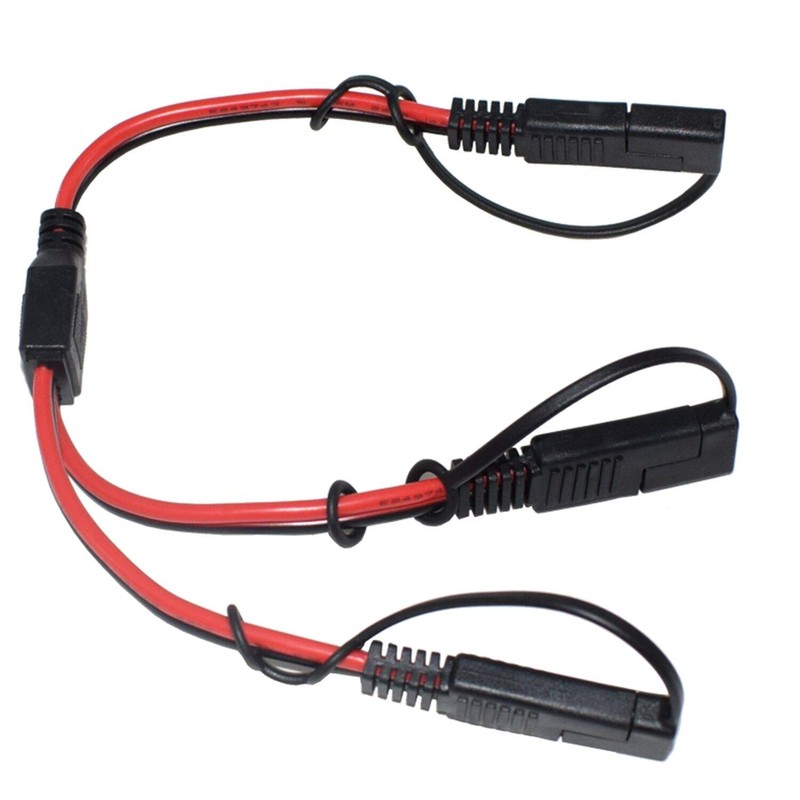 14AWG SAE DC Power Automotive Connector Cable Y Splitter 1