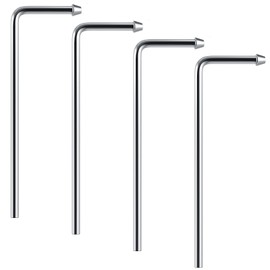 Geetery 4 Pcs Universal Galvanized Exhaust Hangers Swinging Weld Exhaust Hanger Rods for Motorsports (Classic,10 Inch)