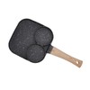 3 in 1 Breakfast Pan Prevents Stick Heat Resistant Divided
