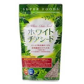 Sun Health White Chia Seeds, 7.1 oz (200 g) x 2 Pieces