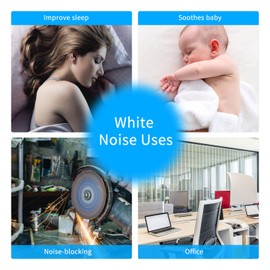 Portable 9 Sound Light Sleep Machine White Noise Machine Travel Sound Machine for Sleeping  Adult Home Office Travel