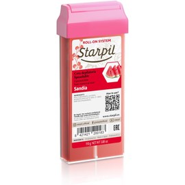 Cera Depilatoria Sandia Starpil Roll-on para Pieles Sensibles Alta Temperatura Sin Sensación de Calor Higiénica y Efectiva Ideal para Áreas Grandes Respetuosa con la Piel Fusión Rápida Cera Española